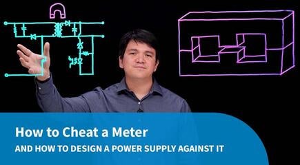 Meter Power Supply Design Against Magnetic Interference