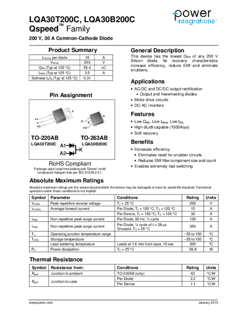 Qspeed Q-Series Diodes