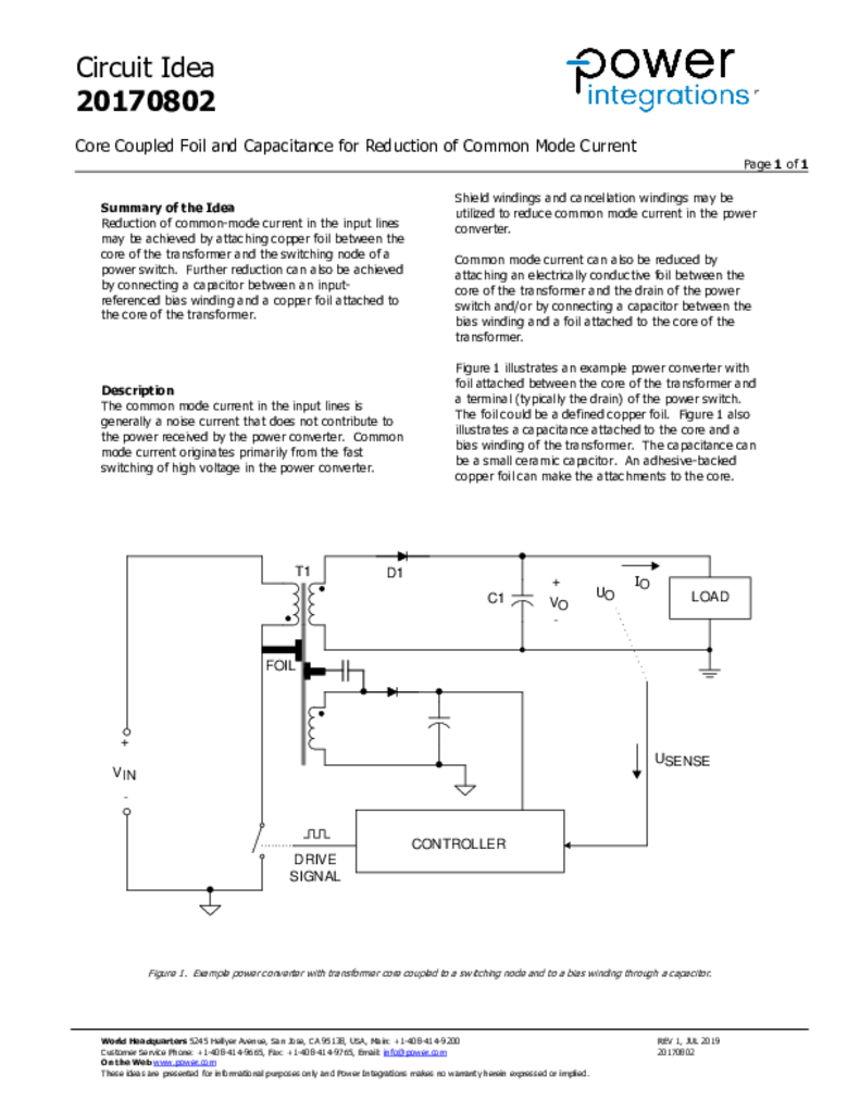 电路构想 | 荷兰帕沃英蒂格盛有限公司 (Power Integrations)