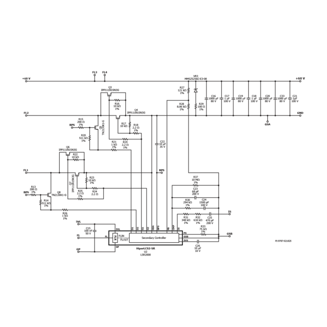 DER-1060 Schematic of LLC Stage (Secondary Side)